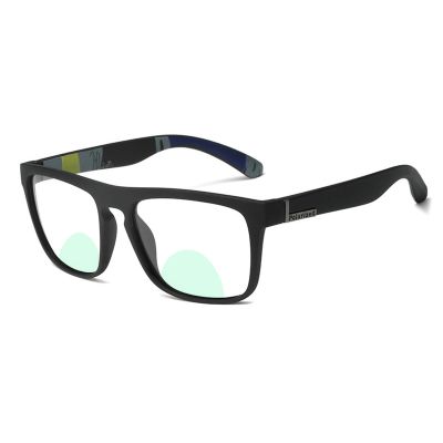 laureles Men Bifocal Reading Glasses with Blue Light Blocking Lenses Bifocal Square Readers Eyewear Male (Black, 1.5, multiplier_x)