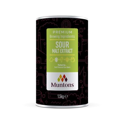 Muntons Brewing Ingredients - Malt Extract Sour - Unlock the Art of Brewing Unique Fruit-Flavoured Sours (1.5 kg | 3.3 lb)