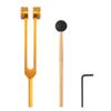 Healeved 1set Ear Cleaning Tools Tuning Fork and Hammer for Ear Wax Removal Lightweight and Frequency for Household Use Golden view 1