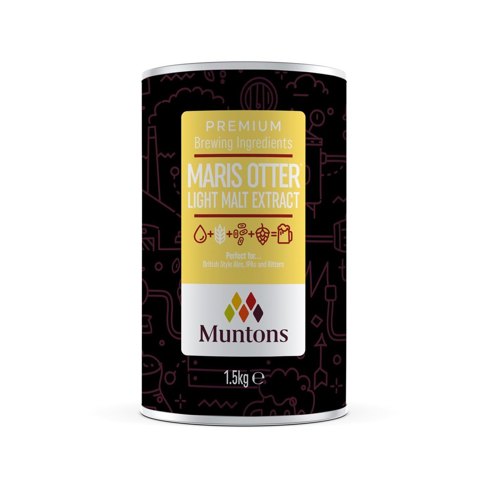 Muntons Brewing Ingredients - Malt Extract Maris Otter Light - Elevate Your Brewing with Balanced Flavours (1.5 kg | 3.3 lb)