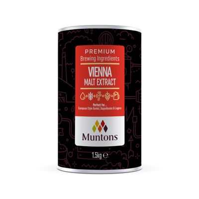 Muntons Brewing Ingredients - Malt Extract Vienna Elevate Your Brewing Experience (1.5 kg | 3.3 lb)