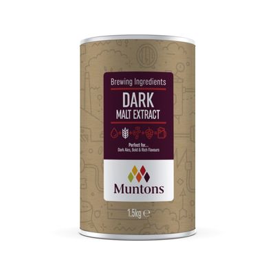 Muntons Brewing Ingredients - Malt Extract Dark - Unleash Bold and Rich Flavours in Your Brews (1.5 kg | 3.3 lb)
