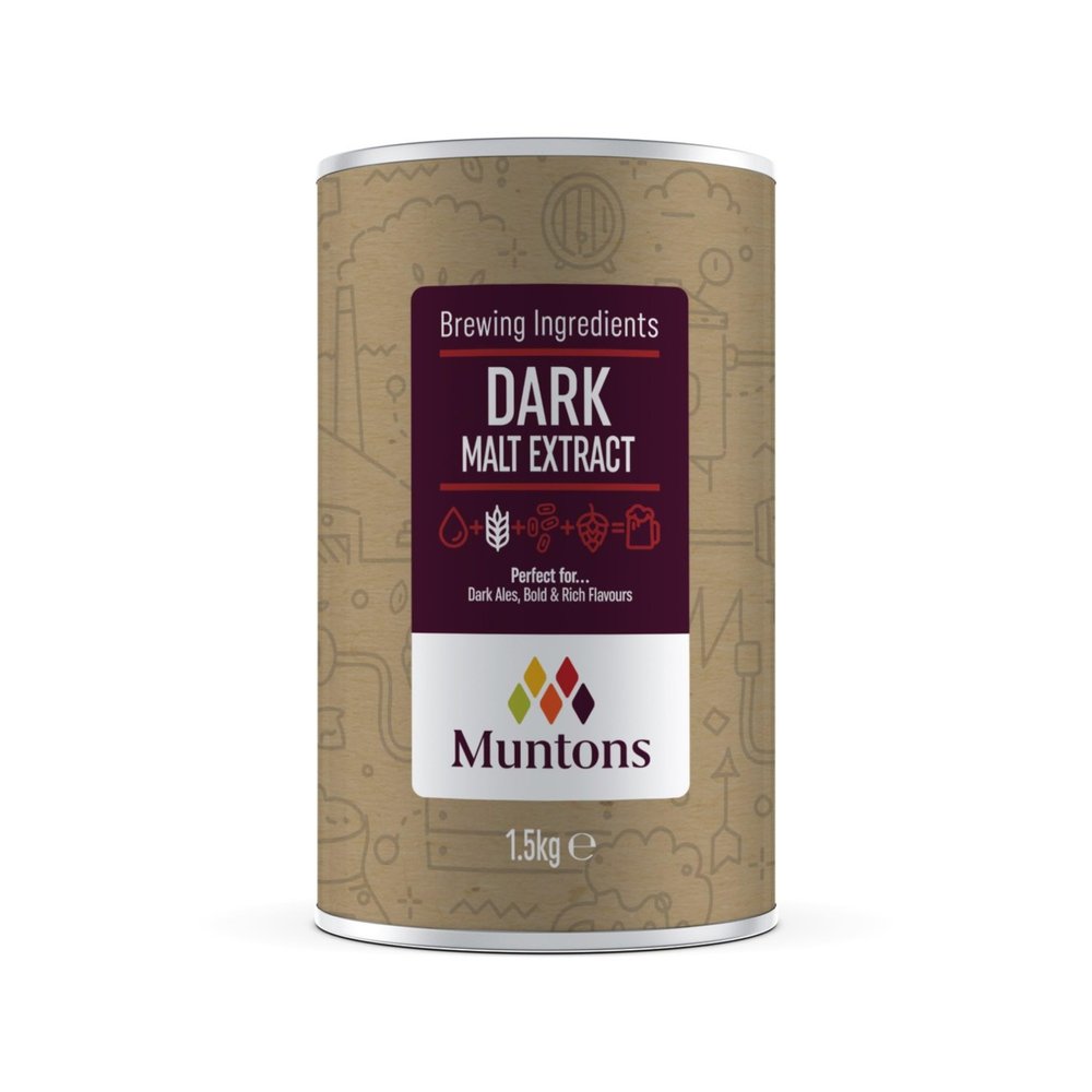 Muntons Brewing Ingredients - Malt Extract Dark - Unleash Bold and Rich Flavours in Your Brews (1.5 kg | 3.3 lb)