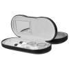 Healifty 2 in 1 ContactLens Case and Eyeglasses Case, Portable Double Sided ContactLens Travel with Built-in Mirror, Tweezer and Contact Solution Bottle view 1