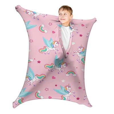 Dynamic Movement Stretchy Unicorns Sensory Body Socks - Stretchable Sensory Sack to Help Kids Relax and Focus - ADHD and Improve Sensory Full Body Sock for Kids (Large)