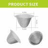 40 Pieces 5/8 Inch Stainless Steel Mesh Clean Screens with Tapered Design, 0.63 Inch Size, Along with A 3-in-1 Cleaning Tool, Brush, and Stainless Steel Storage Box Adjustable Size view 2