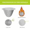 40 Pieces 5/8 Inch Stainless Steel Mesh Clean Screens with Tapered Design, 0.63 Inch Size, Along with A 3-in-1 Cleaning Tool, Brush, and Stainless Steel Storage Box Adjustable Size view 3