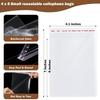 Circloophs 4" x 6" Small Resealable Clear Cellophane Bags 2000 ct Self Sealing Bags for Packaging Products Self-adhesive Cello Bag Bulk for Jewelry, Cards, Photos, Gifts, Party Favor view 2