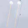 6pcs Goose Feather Earpicks, Disposable Earwax Remover Wooden Handle Ear Dig Cleaner Stick Ear Spoon Ear Wax Cleaner Ear Massage Tool view 2