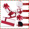 Tenceur 10 Pcs Gift Boxes with Lids Heavy Duty Nested Assorted Sizes Cardboard Gift Boxes for Presents with Ribbon for Xmas Holiday Present(Red, White,5 Size) view 3