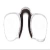 Calabria Noz Nose Pinching Armless Reading Glasses +3.00 Black 2 Pack Men Women view 3