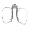 Calabria Noz Nose Pinching Rimless Armless Reading Glasses +3.00 Gray 2 Pack Men Women Keychain Case Pocket Reader Compact view 3