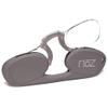 Calabria Noz Nose Pinching Rimless Armless Reading Glasses +2.00 Gray 3 Pack Men Women Keychain Case Pocket Reader Compact view 2