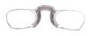 Calabria Noz Nose Pinching Rimless Armless Reading Glasses +3.00 Gray 3 Pack Men Women Keychain Case Pocket Reader Compact view 3