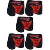 Men Physiological Enlargement Panty Tourmaline Energy Field Therapy Underwear Comfort Health Care Boxer Briefs (Color : 5pcs, Size : 6X-Large) view 1