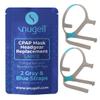 2-Pack Replacement Headgear Strap for N20 Nasal Pillow CPAP Mask, Snugell CPAP Headgear Compatible with AirFit and AirTouch N20 - Adjustable Premium Nylon Headband - Large Size - Clips Not Included view 1