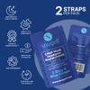 2-Pack Replacement Headgear Strap for N20 Nasal Pillow CPAP Mask, Snugell CPAP Headgear Compatible with AirFit and AirTouch N20 - Adjustable Premium Nylon Headband - Large Size - Clips Not Included view 2