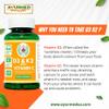 Apollo Ayurveda Vitamin D3 10000 IU & Vitamin K2 100 mcg with Vitamin C - 120 Capsules - Heart & Bone Support Capsule Supplemet - Non-GMO & Gluten Free Made in USA view 3