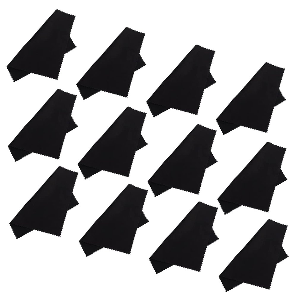 50pcs Cleaning Cloths Glasses Lenses Phone Screens Jewelry Lint Wiping Cloth Eyeglasses Camera Tablets Delicate Surfaces