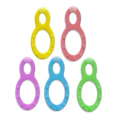 Tess Oral Health Infant Baby Toddler Safety Toothbrush - Pack of 5 - Soft Bristles for Gentle Cleaning - BPA-Free, Child-Friendly Design