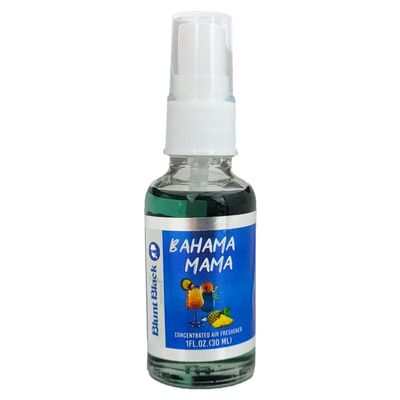 Blunt Black Concentrated Air Freshener Spray 1 oz. Glass Bottle - Choose Your Scent (Bahama Mama)