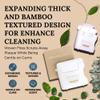 DOSMETICS Coconut Oil Infused Thick Dental Floss 5 Pack, Coconut Mint Expanding Dental Floss, Oral Care Stretchable Floss, Tooth Floss for Plaque Removal and Gum Protection, 32 Yards x 5 Flossers view 2