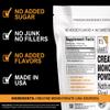 It's Just! - Creatine Monohydrate Powder, Pure Creatine Powder, Made in USA, 3rd Party Lab Tested, 5g Per Serving, Scoop Included, No Fillers, No Added Flavor (Unflavored, 500g / 100 Servings) view 2