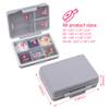 9-Grid Pill Organizer,Portable Pill Box,Large Capacity Compartments,Travel Pill Container,Medicine Dispenser,Pill Purse,Pill Case for Vitamins, Fish Oils or SupplementsGrey view 2