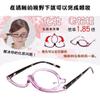 Makeup Presbyopia Glasses Single 180 degree Rotating Makeup Glasses Multi Functional Flip Over Single Lens Reading Glass (+400 degrees, Purple Frame) view 3