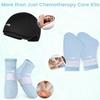 Suzzipad Cold Therapy Socks and Hand Ice Pack, Cooling Gloves for Chemotherapy, Stress Relief Caps, Ideal for Carpal, Chemo Care Package for Women & Men, S/M view 3