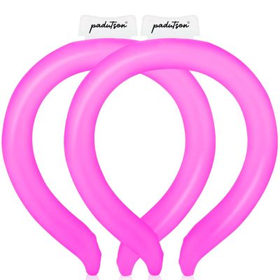 2PCS Neck CoolingTube, Reusable Ice Coolers Wearable Body CoolingProducts, Neck Coolers for HotWeather