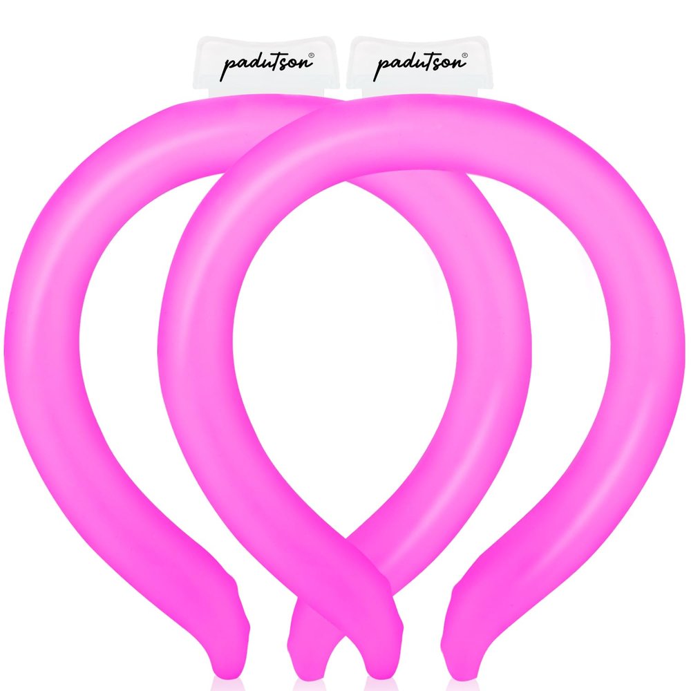2PCS Neck CoolingTube, Reusable Ice Coolers Wearable Body CoolingProducts, Neck Coolers for HotWeather