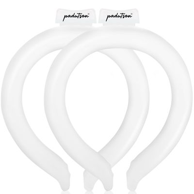 2PCS Neck CoolingTube, Reusable Ice Coolers Wearable Body CoolingProducts, Neck Coolers for Hot Weather