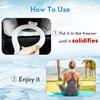 2PCS Neck CoolingTube, Reusable Ice Coolers Wearable Body CoolingProducts, Neck Coolers for Hot Weather view 2
