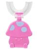 Baby U Shaped 360 Degrees Clean Tooth Brush Soft Bristles Silicone 2-Pack (1 Pink & 1 Bule) view 3