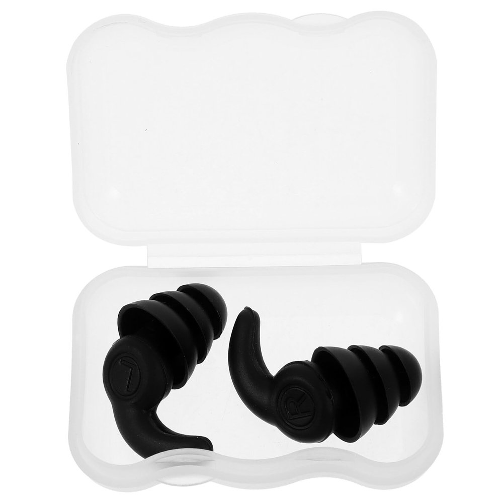 BESPORTBLE 1pair Reusable Ear Plugs for Concerts and Sleeping Noise Reduction Ear Comfortable Fit Design Lightweight and Portable for Indoor Use and Travel