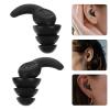 BESPORTBLE 1pair Reusable Ear Plugs for Concerts and Sleeping Noise Reduction Ear Comfortable Fit Design Lightweight and Portable for Indoor Use and Travel view 2