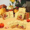 100pcs Thanksgiving Paper Napkins,Disposable Turkey Paper Hand Towels,Fall Pumpkin Maple Leaves Guest Napkins for Fall Give Thanks Lunch Dinner Kitchen Bathroom Party Decorations view 4