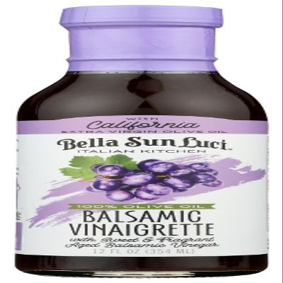 Bella Sun Luci Balsamic Vinaigrette, No Canola Oil, 12 Ounces (Pack Of 6)