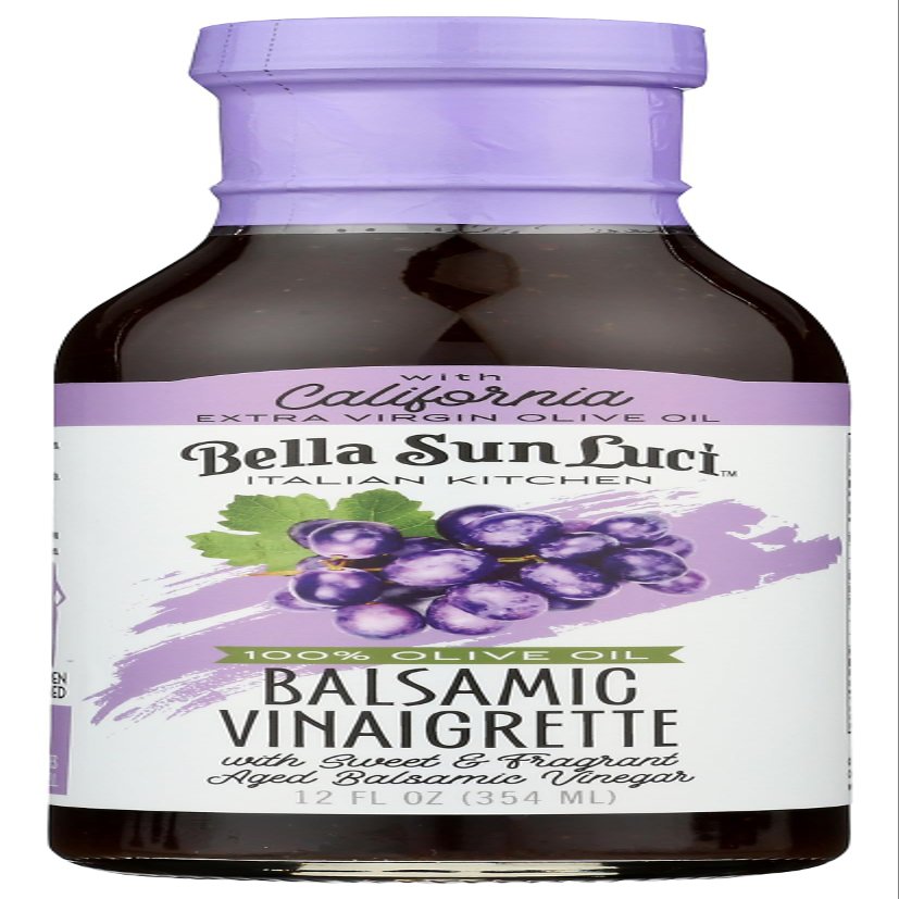 Bella Sun Luci Balsamic Vinaigrette, No Canola Oil, 12 Ounces (Pack Of 6)