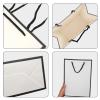 12 PCS White Kraft Paper Gift Bags with Handles Bulk, Shopping Party Bags, Gift Bags, Merchandise Bags, Retail Bags for Packaging Floral Wrap Florist Supplies Basket Graduation Wedding Valentine view 3