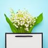 12 PCS White Kraft Paper Gift Bags with Handles Bulk, Shopping Party Bags, Gift Bags, Merchandise Bags, Retail Bags for Packaging Floral Wrap Florist Supplies Basket Graduation Wedding Valentine view 4