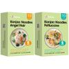 Hethstia Konjac Noodles, 20 Packs Shirataki Noodle Fettuccine and Angel Hair Shape Pasta - Keto, Vegan, Gluten Free, Low Carb, Sugar-Free, Low-Calorie for Healthy Diets, Ready-to-Eat view 1