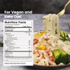 Hethstia Konjac Noodles, 20 Packs Shirataki Noodle Fettuccine and Angel Hair Shape Pasta - Keto, Vegan, Gluten Free, Low Carb, Sugar-Free, Low-Calorie for Healthy Diets, Ready-to-Eat view 2
