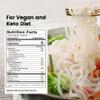 Hethstia Konjac Noodles, 20 Packs Shirataki Noodle Fettuccine and Angel Hair Shape Pasta - Keto, Vegan, Gluten Free, Low Carb, Sugar-Free, Low-Calorie for Healthy Diets, Ready-to-Eat view 3