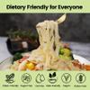 Hethstia Konjac Noodles, 20 Packs Shirataki Noodle Fettuccine and Angel Hair Shape Pasta - Keto, Vegan, Gluten Free, Low Carb, Sugar-Free, Low-Calorie for Healthy Diets, Ready-to-Eat view 4