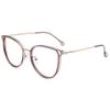 Firmoo 2023 Blue Light Blocking Reading Glasses 2.75 for Women/men, Anti Glare Reader Glasses, Rose Gold Round Computer Glasses for Screens view 1