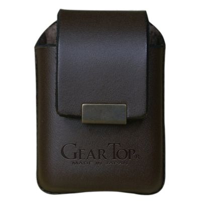 Gear TOP GT-202 BW Leather Case for Oil Lighter with Belt Loop