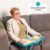 Fidget Blanket for Dementia | Calming & Comforting Dementia Activities for Seniors | Dementia Products for Elderly | Sensory Blanket | Helps with Alzheimers, Dementia, Aspergers, Autism view 2