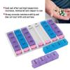 28 Compartments pillbox , Weekly Pill lunch box , 7 Days 4 Times a Day pillbox Medicine lunch box with Push but ton to Hold Medication , Vitamins , Fish Oil and Supplements view 2